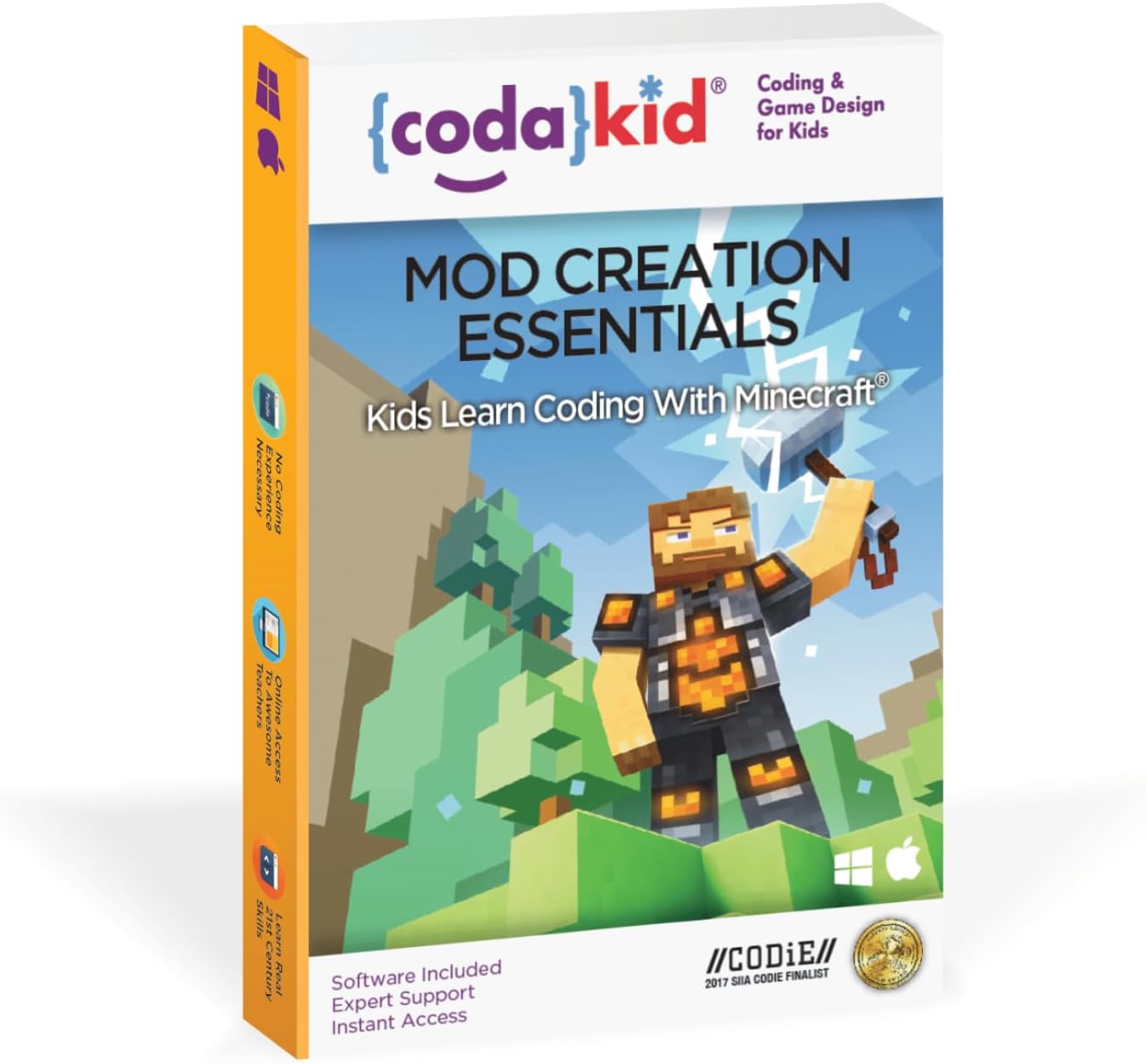 Coding for Kids with Minecraft – Ages 9+ Learn Real Computer Programming and Code Amazing Minecraft Mods with Java – Award-Winning Online Courses (PC & Mac)