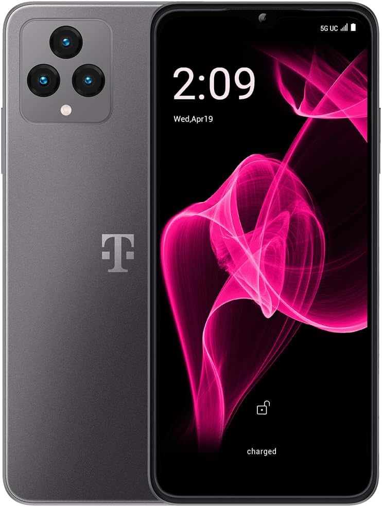 REVVL 6X 5G 128GB 5G Smartphone 6.52″ LCD – (Light Gray) T-Mobile Locked (Renewed)