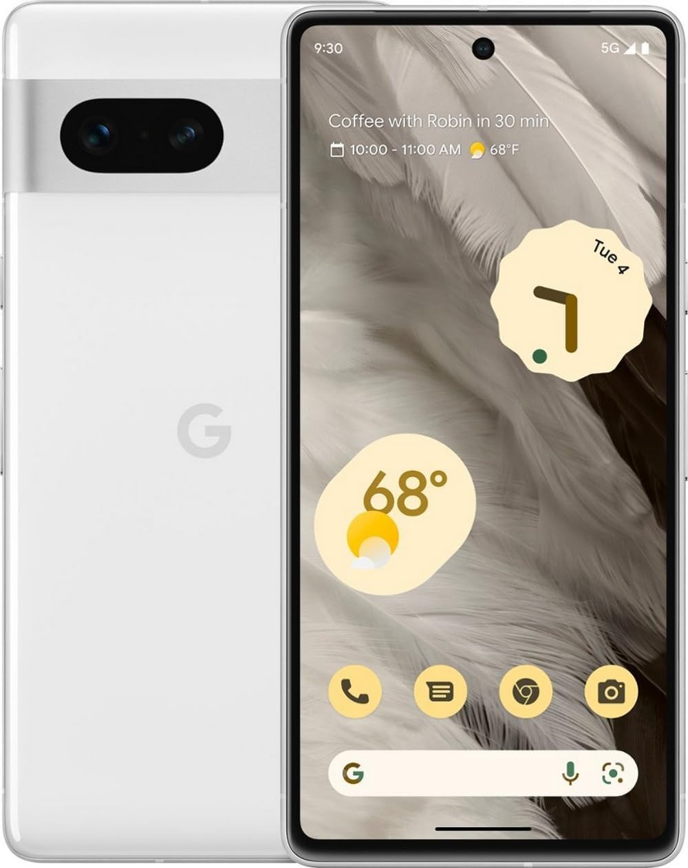 Google Pixel 7 5G, US Version, 128GB, Snow – Unlocked (Renewed)