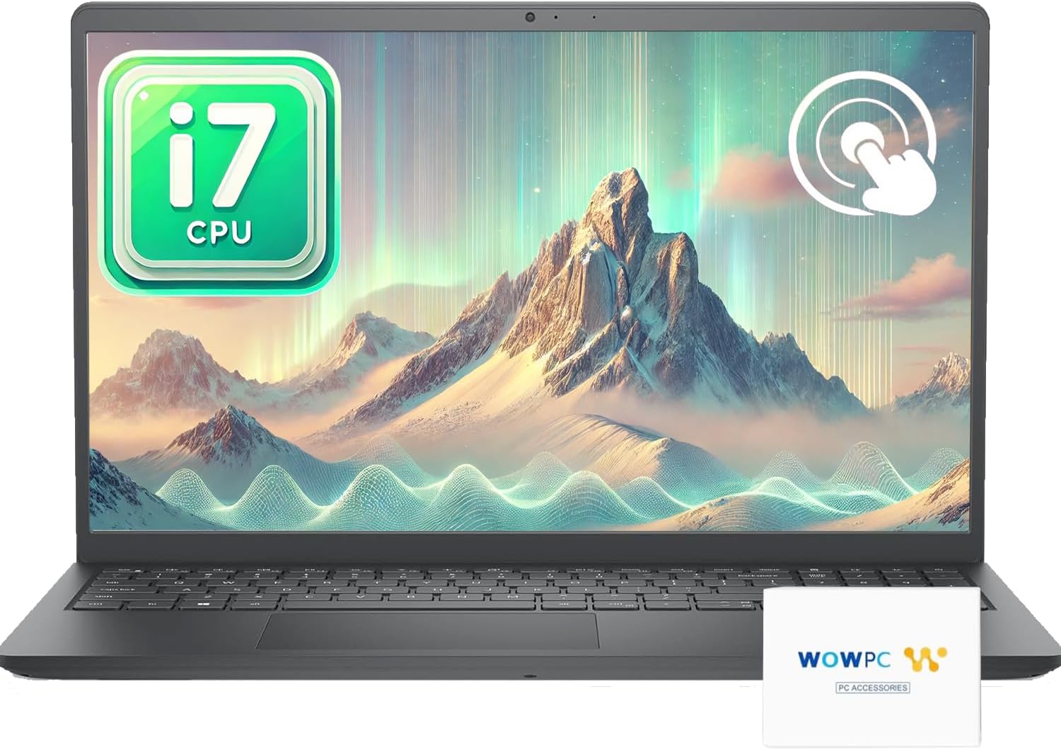 Dell Inspiron 3530 Touch-Screen Laptop | 64GB RAM | 2TB SSD | Intel Core i7-1355U CPU | 15.6″ FHD Display | Wi-Fi 6 | Intel Iris Xe Graphics | Long Battery Life | Windows 11 | w/WOWPC Recovery USB