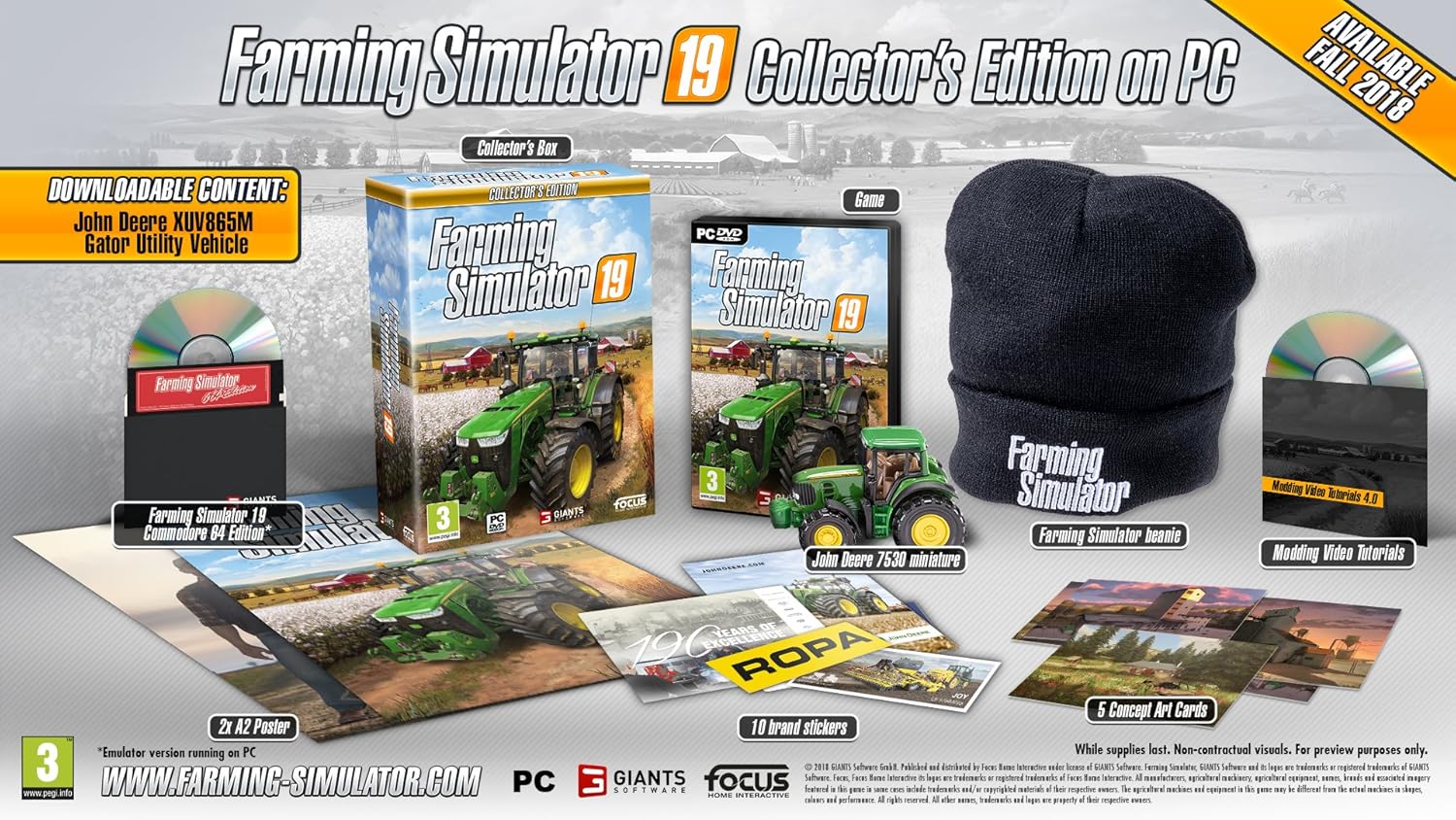 Farming Simulator 19: Collector’s Edition PC CD