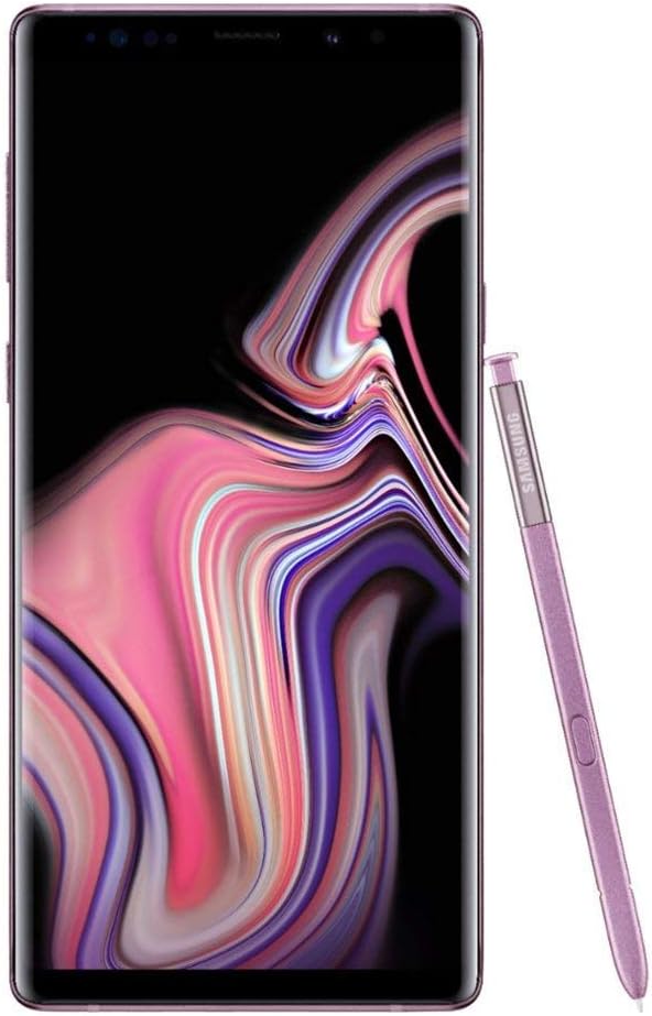 Samsung Galaxy Note 9, 128GB, Lavender Purple – Unlocked (Renewed)