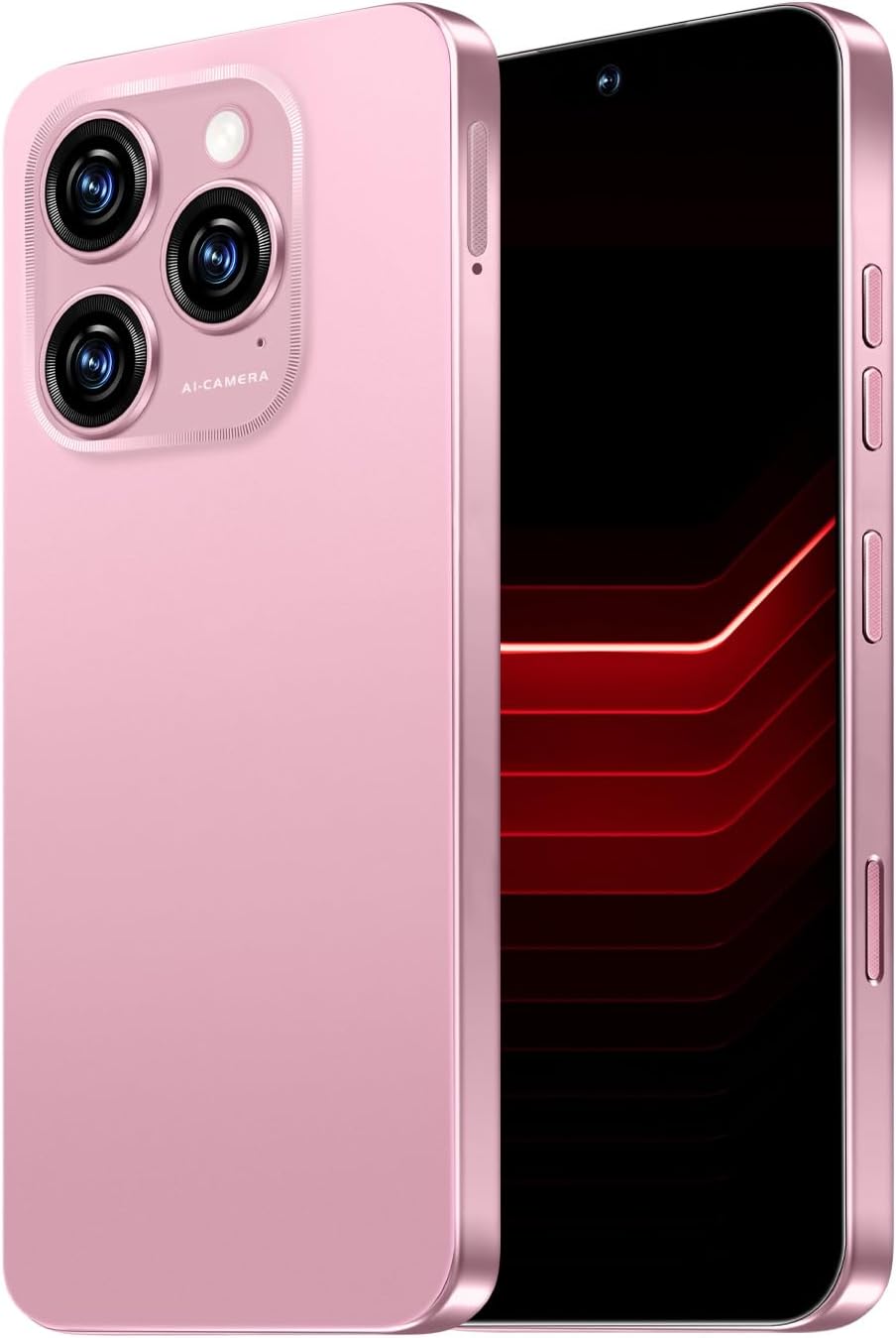 16PROMA X 5G Cell Phone,Smartphone Unlocked Cell Phone 12GB+512GB/6.99″ Display/68MP+108MP Camera/7000 mAh Battery Super Endurance, Dual SIM Card/Face Unlock/GPS (Pink)