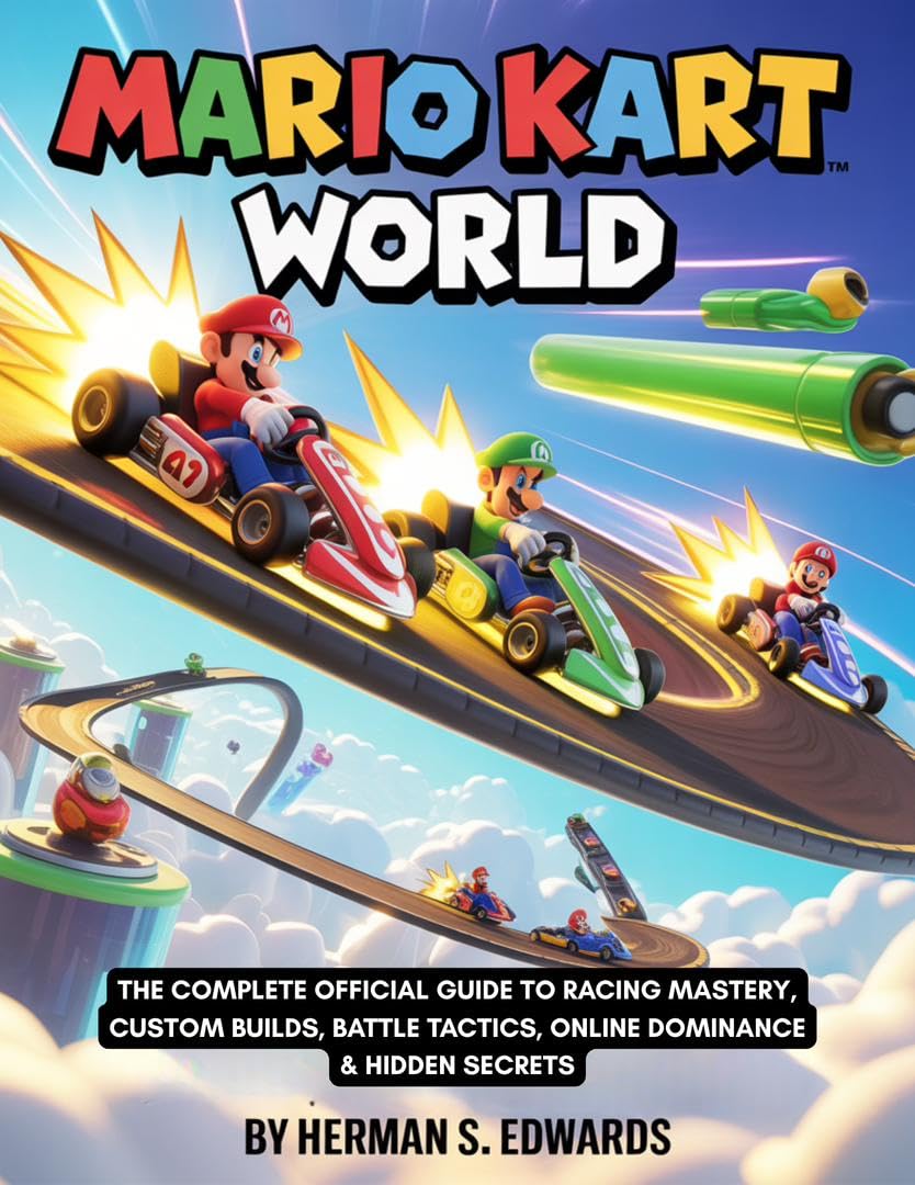 MARIO KART WORLD : The Complete Official Guide to Racing Mastery, Custom Builds, Battle Tactics, Online Dominance & Hidden Secrets