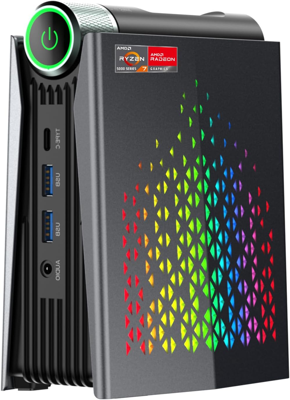 ACEMAGICIAN [Gaming PC Ryzen Mini PC, AMD Ryzen 7 Pro 5875U 16GB DDR4 512GB NVME SSD Mini Desktop Computer,11 Pro Mini PC Gaming[WiFi6/BT5.2] [4K UHD/RGB Lights/3 Adjustable Mode]