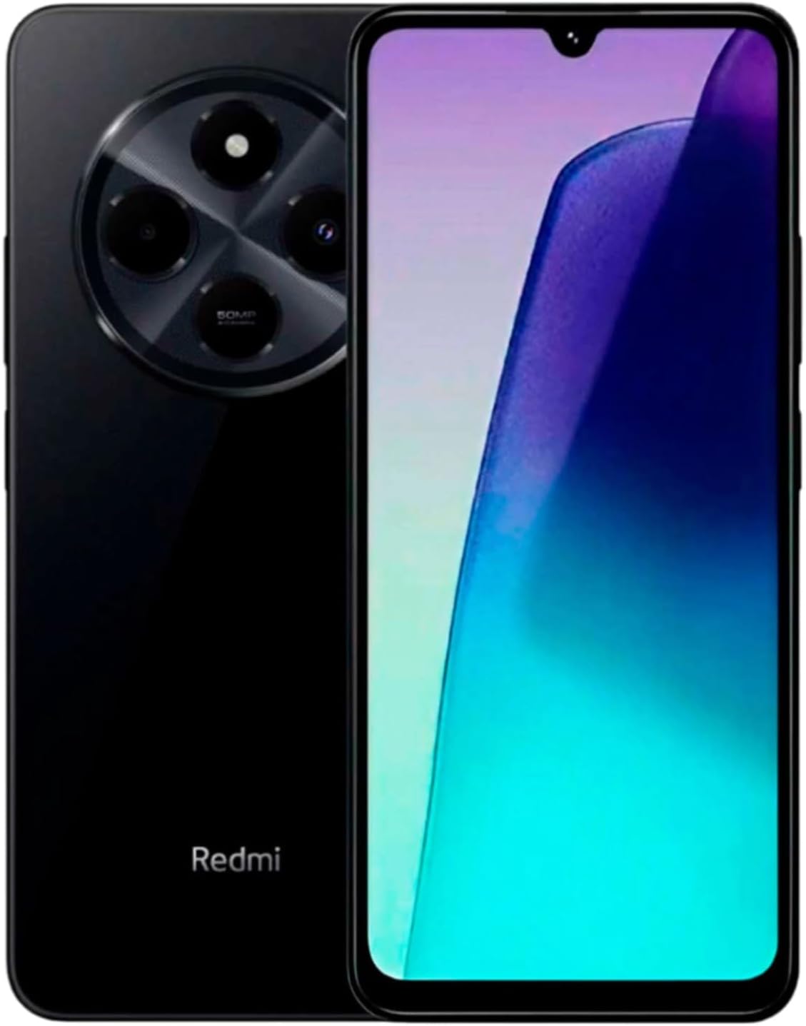 Xiaomi Redmi 14C 4G LTE (for Tello Mint & Global) (128GB + 4GB) Factory Unlocked Global GSM 6.88″ 50MP Triple Camera (Midnight Black Global Version)