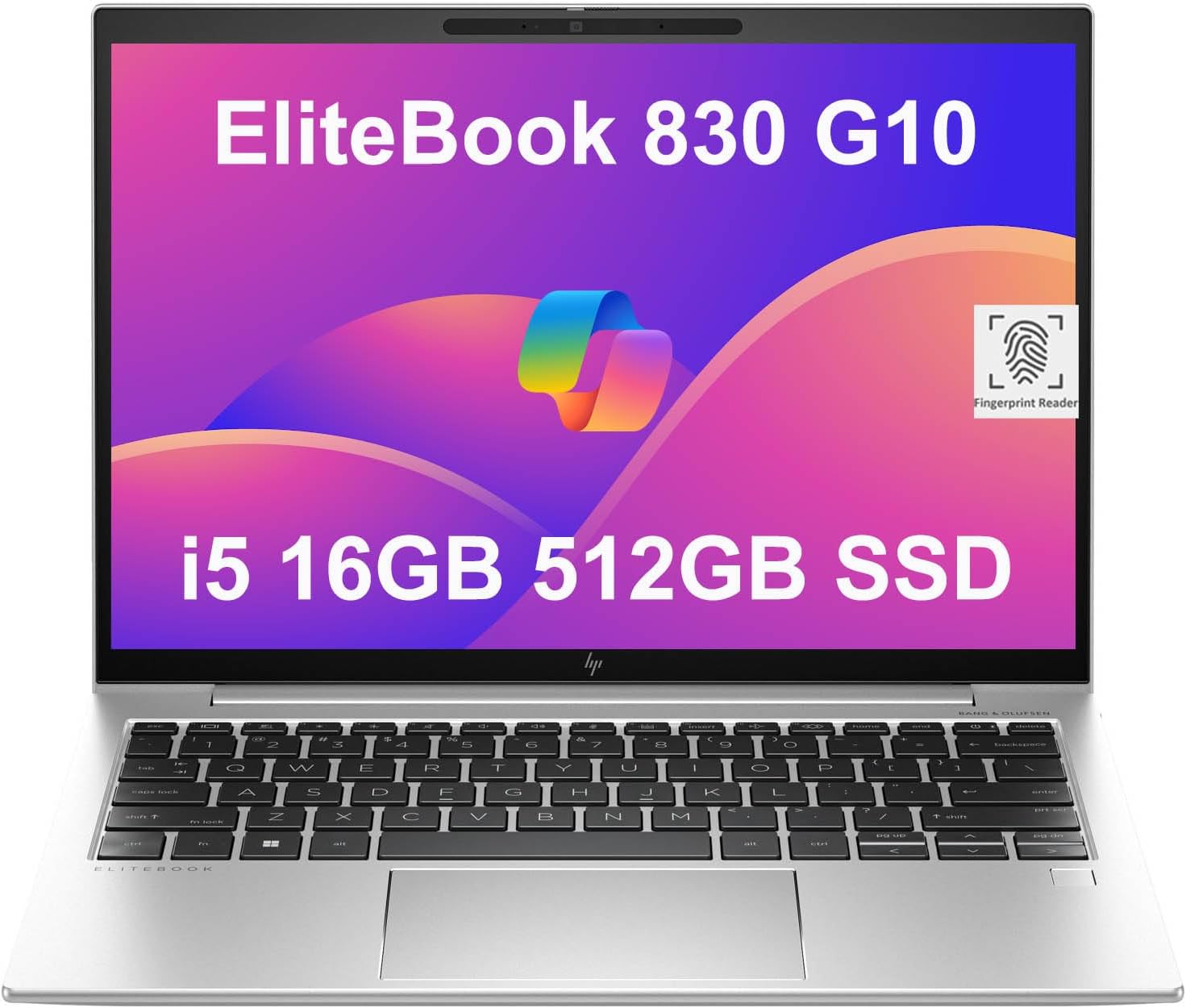 HP EliteBook 830 G10 Business Laptop (13.3″ FHD+, Intel 10-Core i5-1345U, 16GB DDR5 RAM, 512GB SSD), 2 x Thunderbolt 4, Fast Charging, Fingerprint Reader, 5MP Webcam, Wi-Fi 6E, Win 11 Pro w/ Copilot