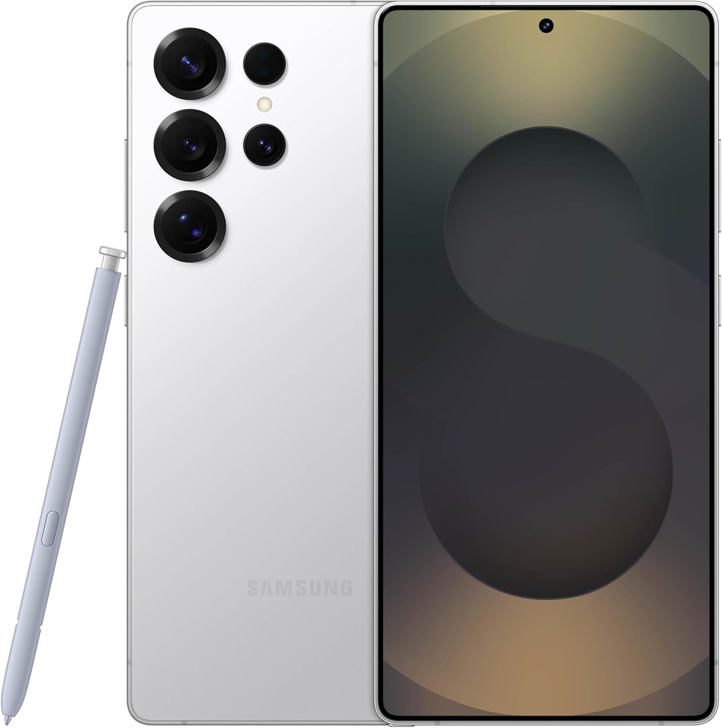 SAMSUNG Galaxy S25 Ultra Cell Phone, 256GB AI Smartphone, Unlocked Android, AI Camera, Fast Processor, Long Battery Life, 2025, US 1 Yr Manufacturer Warranty, Titanium Whitesilver