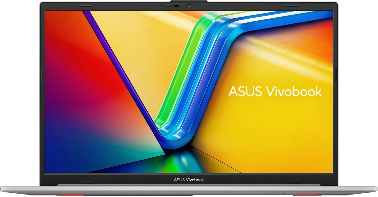 ASUS Vivobook Go 15.6” Slim Laptop, AMD Ryzen 5 7520U, 8GB, 512GB, Windows 11 Home, Cool Silver, Military Grade Durability, Fast Charging, Webcam Shield, E1504FA-AS54