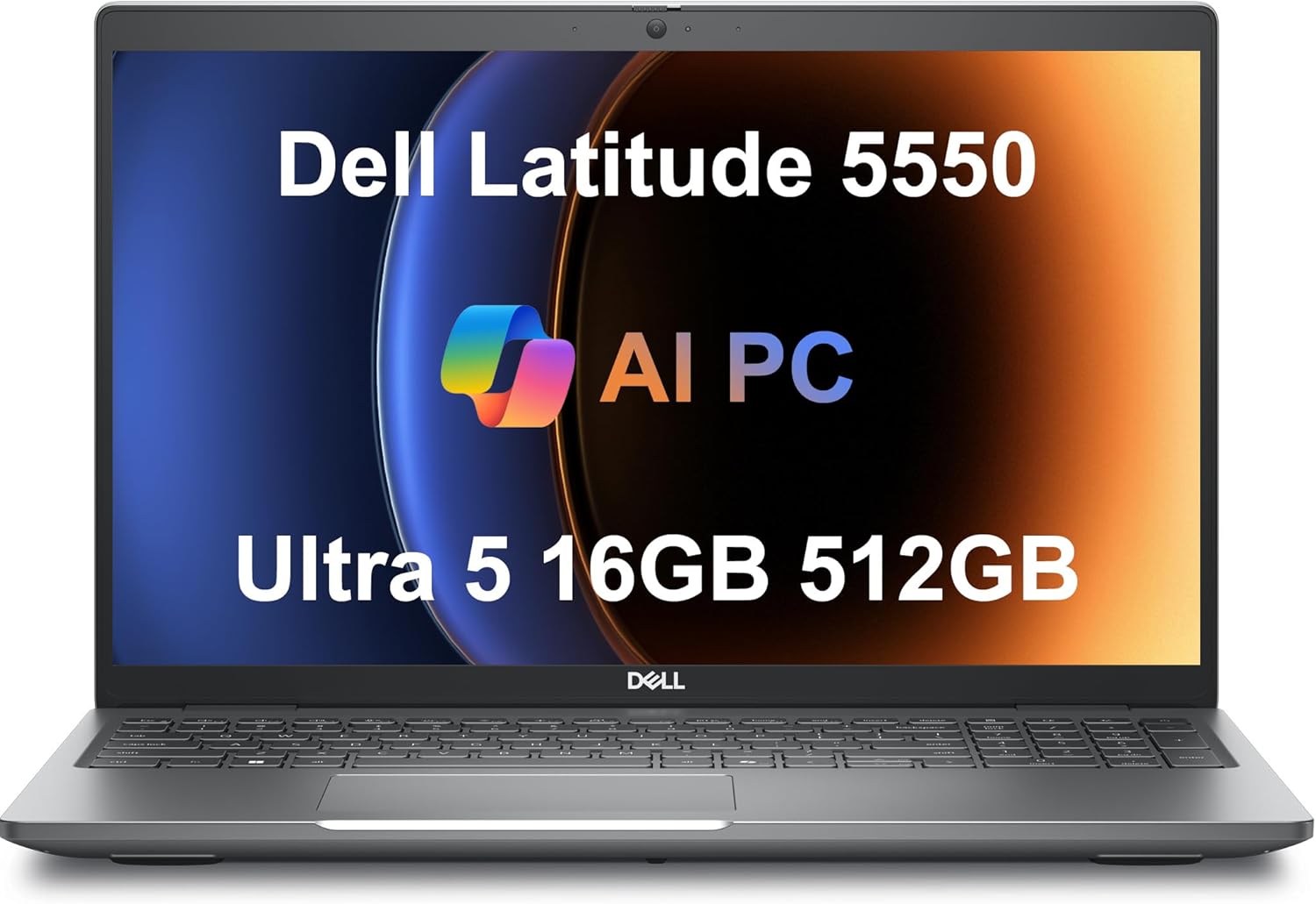 Dell Latitude 5550 Business Laptop (15.6″ FHD Anti-Glare, Intel 12-Core Ultra 5 125U (Beat i7-1355U), 16GB DDR5 RAM, 512GB SSD) Backlit, FHD RGB Webcam, Thunderbolt 4, Ethernet, Win 11 Pro, 2025 AI PC