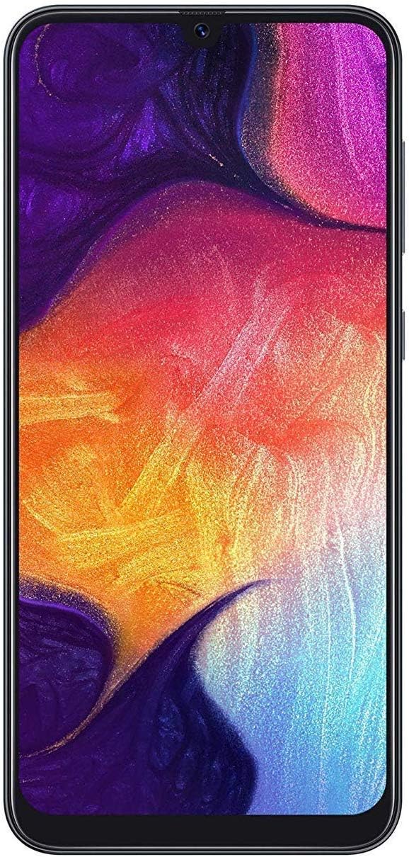 Samsung Galaxy A50 US Version Factory Unlocked Cell Phone with 64GB Memory, 6.4″ Screen, Black, [SM-A505UZKNXAA] (Renewed)
