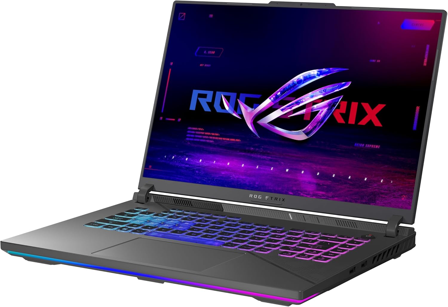 ASUS ROG Strix G16 Gaming Laptop, 16” Nebula Display 16:10 QHD 240Hz, GeForce RTX 4060, Intel® Core™ i9-14900HX, 16GB DDR5-5600, 1TB PCIe SSD, Wi-Fi 6E, Windows 11, G614JVR-ES94