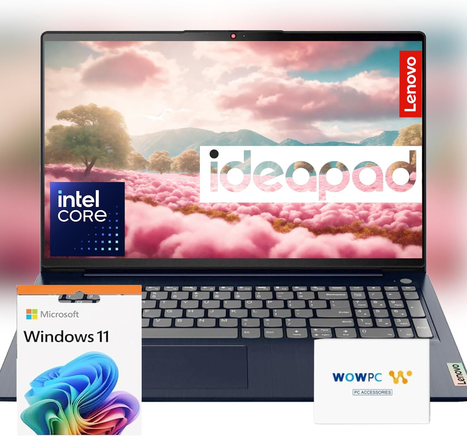 Lenovo 2025 New IdeaPad 15.6 inch Laptop • Back to School Limited Edition with Microsoft 365 • 20GB RAM • 2TB PCIe SSD • Intel Celeron Dual Core Processor • Wi-Fi 6 • Windows 11 • WOWPC Recovery USB