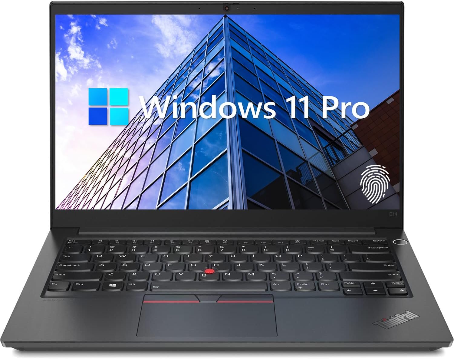 Lenovo ThinkPad E14 Gen 5 Business Laptop, 14″ FHD+ Display, AMD Ryzen 7 7730U (Beat i7-1255U), 16GB RAM, 1TB SSD, FP Reader, Backlit Keyboard, HDMI, RJ45, Wi-Fi 6, Windows 11 Pro, Black