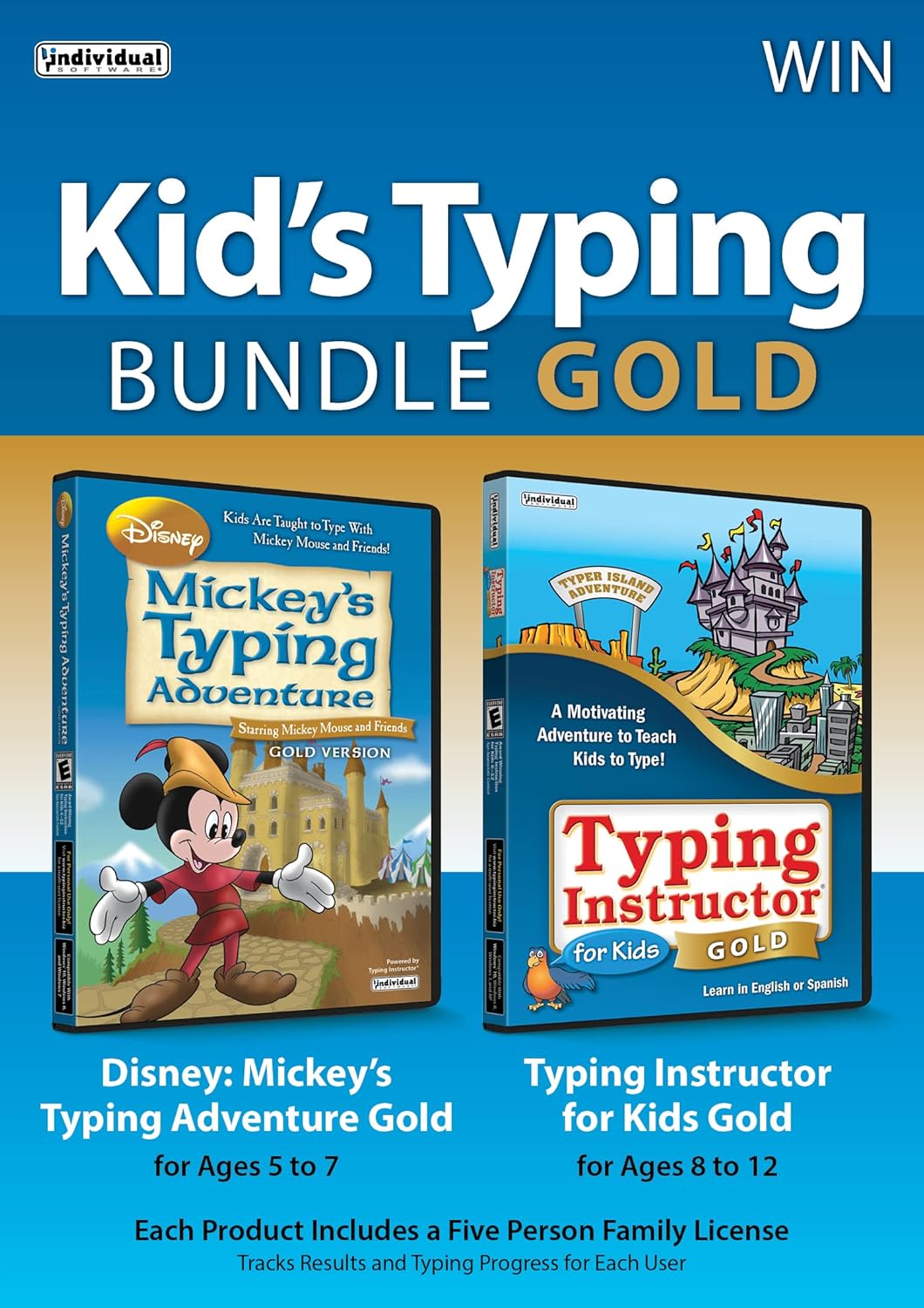 Kid’s Typing Bundle Gold – Windows [PC Online code]