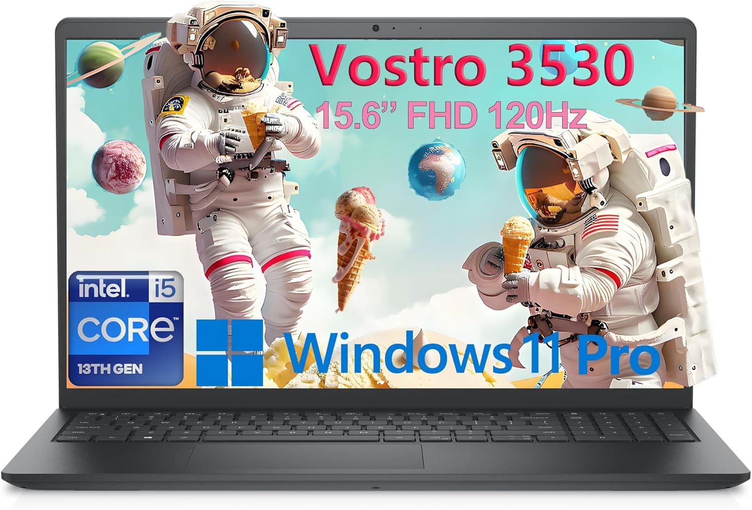 Dell 15 3530 Laptop – Business & Home Student Laptop Computer, Intel 10-Core i5-1334U (Beat i7-1250U), 120Hz FHD Vostro Laptop, WiFi, Bluetooth, Windows 11 Pro (32GB RAM | 1TB PCIe SSD)