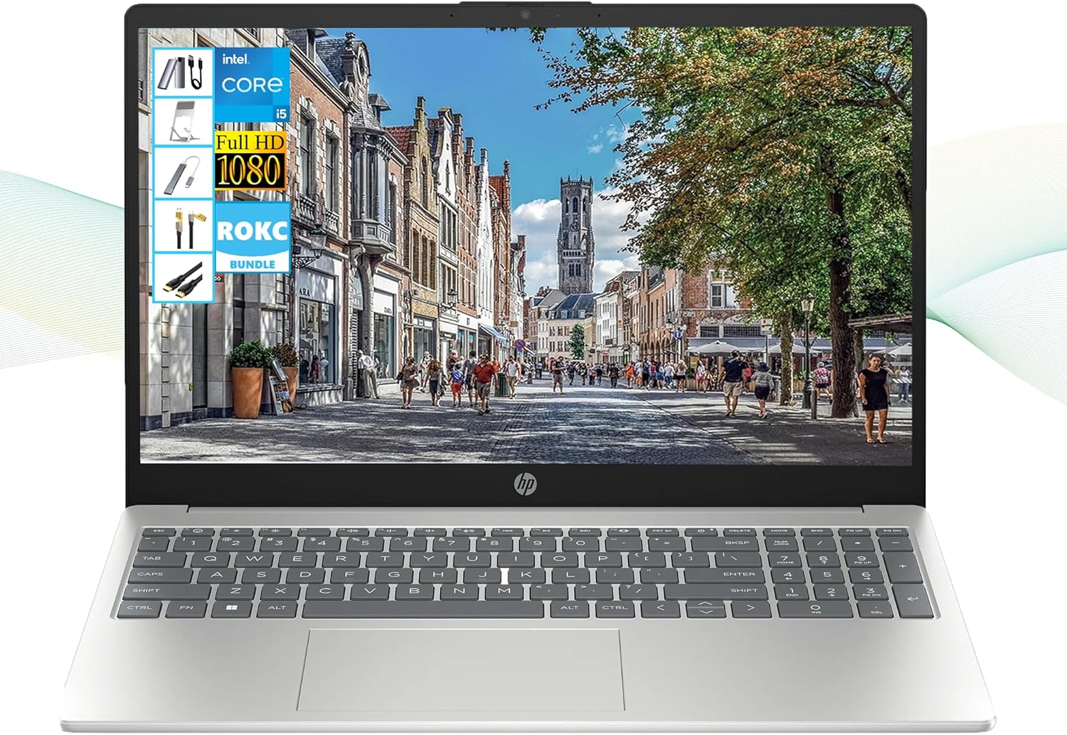 HP Pavilion 15.6″ FHD Display 2025 Upgraded Laptop Computer | 12th Gen Intel 10-Core (Beat i7-1165G7)| 64GB RAM| 1TB SSD + 128GB Portable SSD| Fast Wi-Fi 6E| Long-Battery Life| Windows 11| RK Bundle