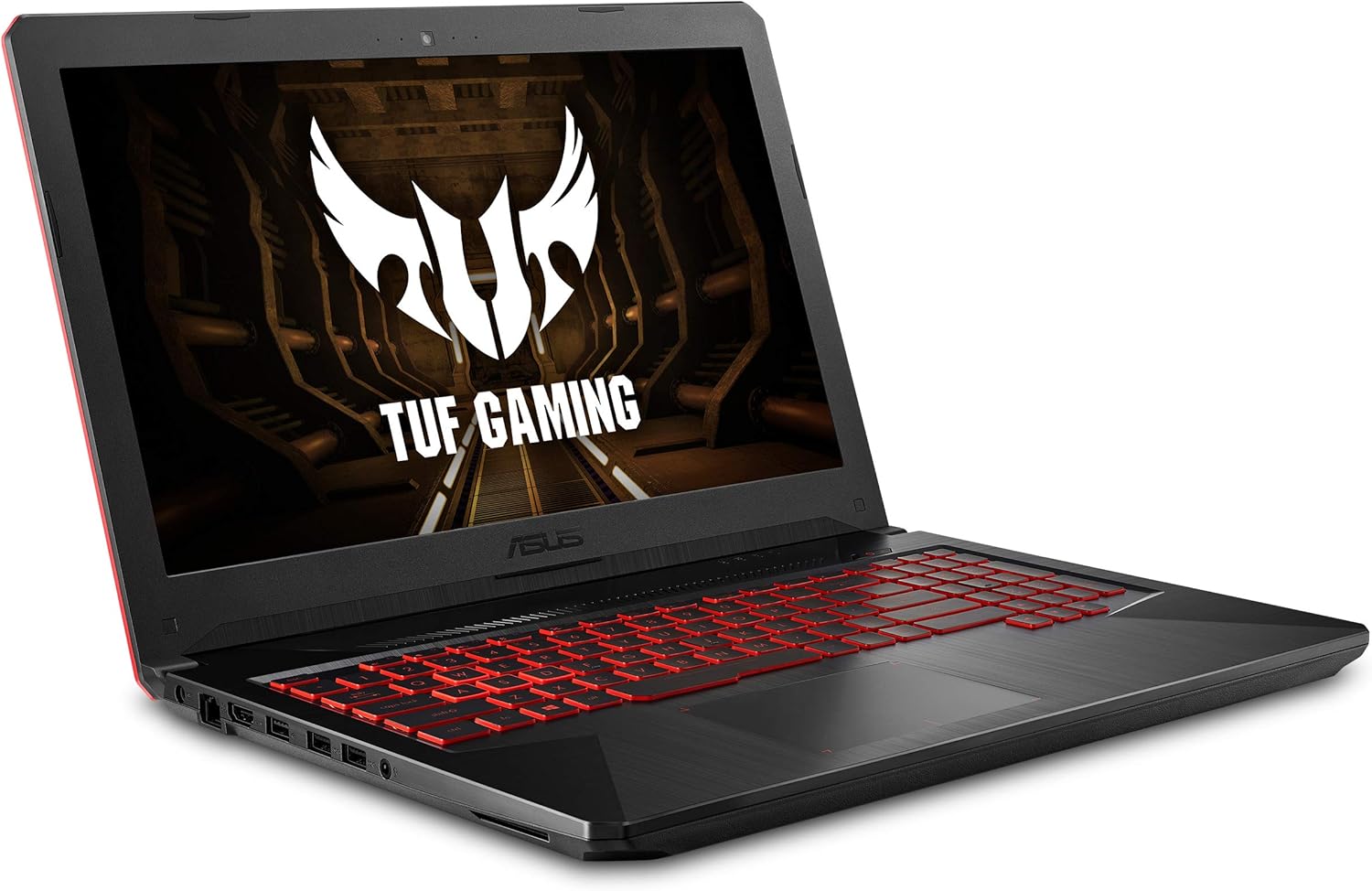 ASUS TUF Gaming Laptop FX504, 15.6” Full HD IPS Level, 8th-Gen Intel Core i5-8300H Processor, NVIDIA GeForce GTX 1050, 8GB DDR4, 1TB FireCuda SSHD, Gigabit WiFi, Windows 10 – FX504GD-AH51